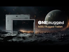 인텔 RS232 ONERugged M20J Win 11 Pro/IOT 자동차 마운트와 함께 방수 태블릿 PC